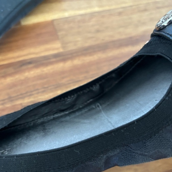 Coach Chelsey Ballet Flats shoes Leather Cap Round Toe size 6.5 - Picture 8 of 13